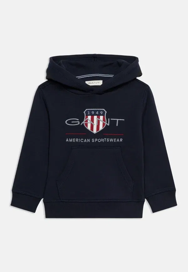 Толстовка с капюшоном Archive shield hoodie Gant, вечерний синий