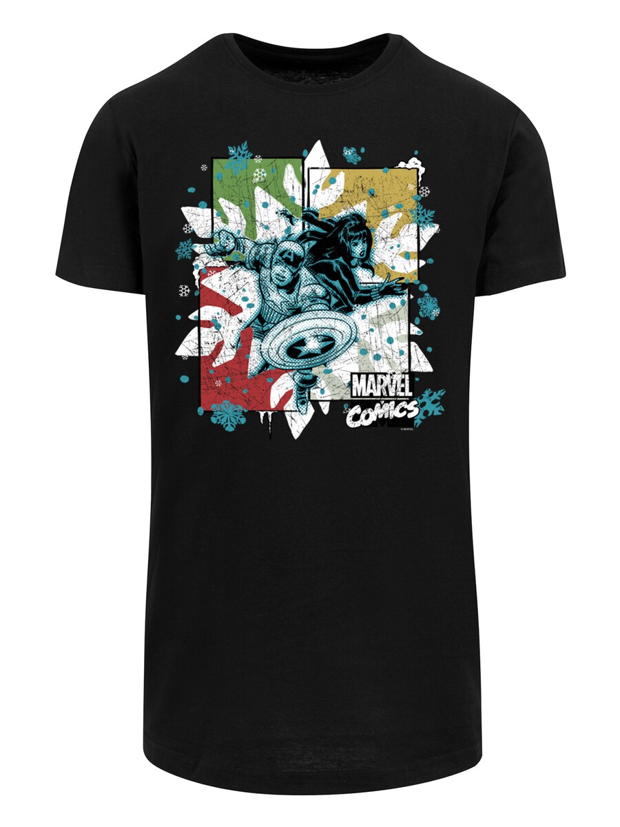 

Рубашка F4NT4STIC Marvel Christmas Black Widow, черный