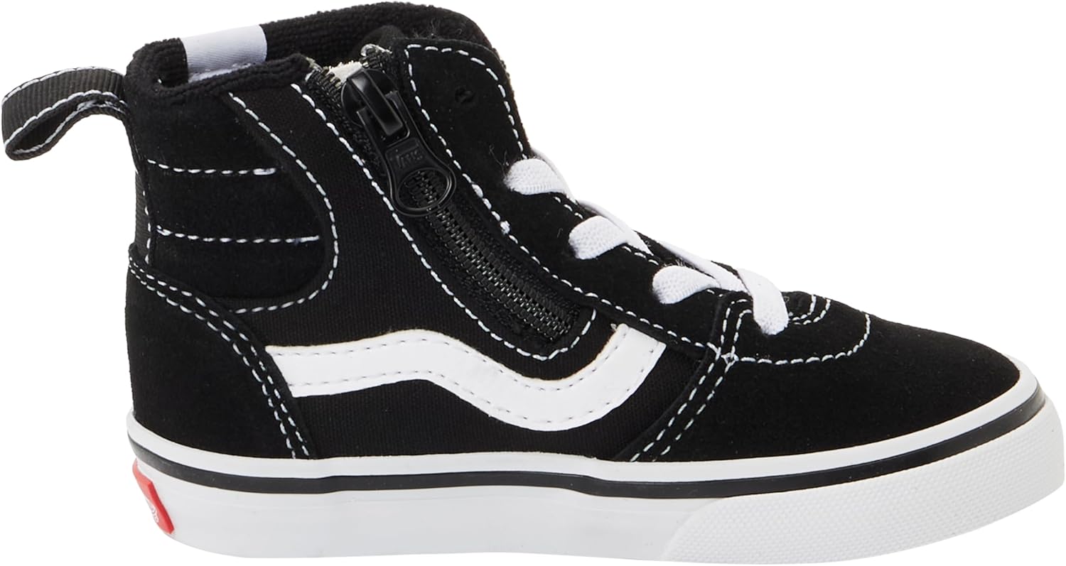 Vans Unisex-Child Ashwood Hi Decon высокие кроссовки на молнии, Suede/Canvas Black/White — фото 4