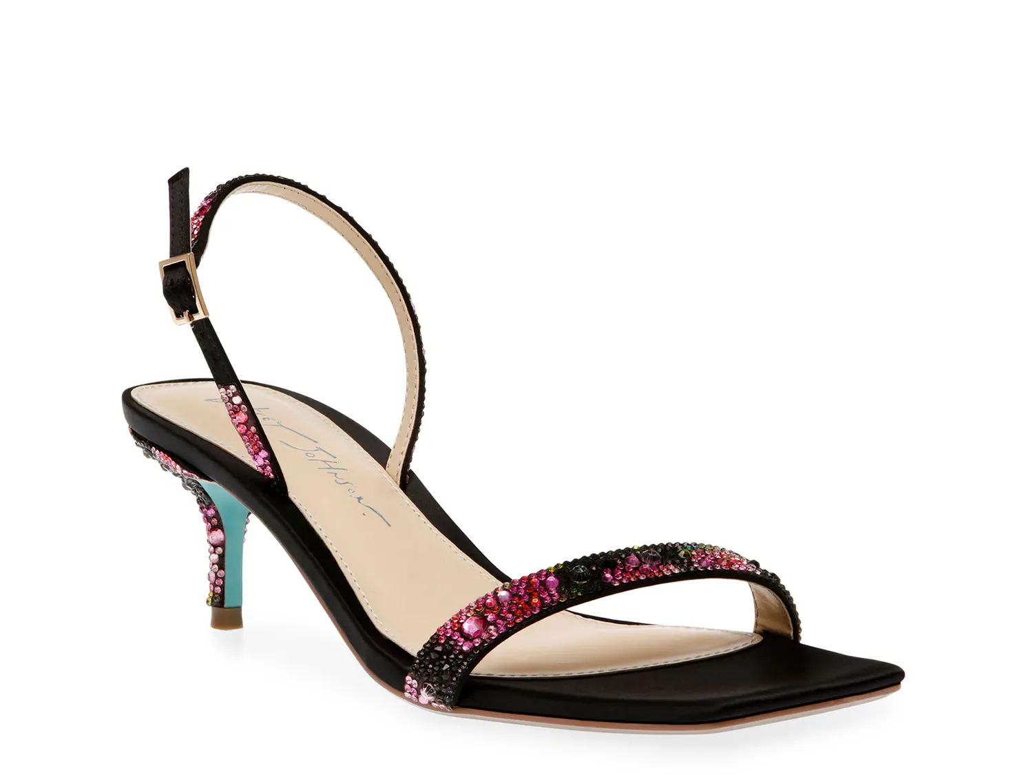 

Сандалии Rebel Sandal Betsey Johnson, черный/розовый