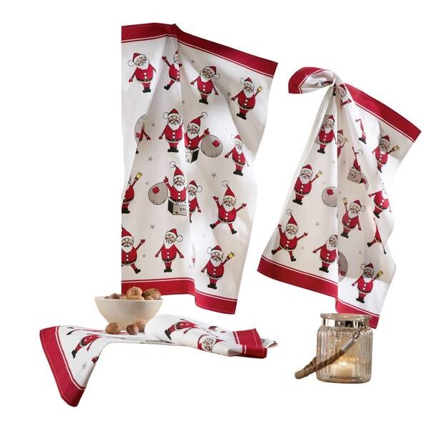 

Кухонное полотенце Erwin Müller 3er-Pack, 50x1x70 см цвет santa claus