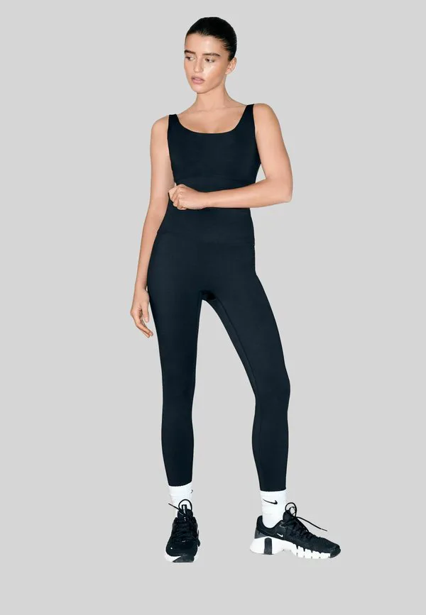 Активные силовые спортивные леггинсы брюки Next, Black