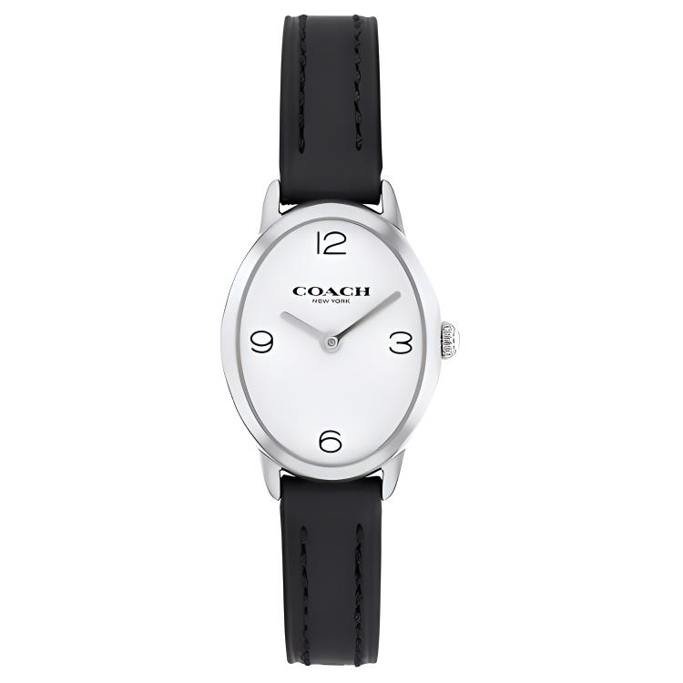 

COACH Часы Wrist Watch Quartz Movement Leather Strap 22mm White Dial Women's Watch, White Dial