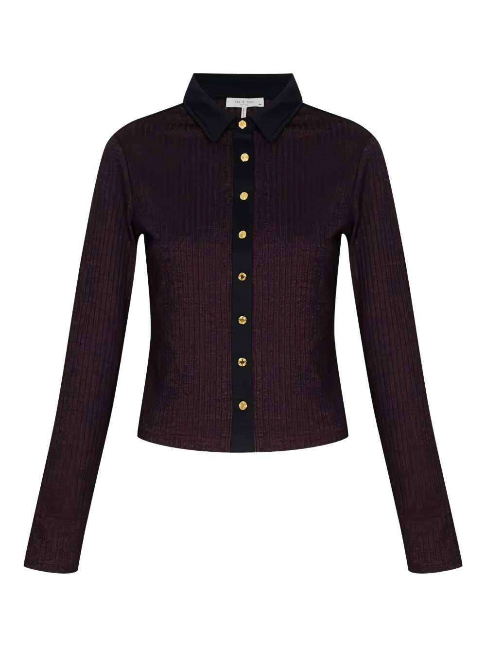 

Рубашка в рубчик Rag & Bone, коричневый