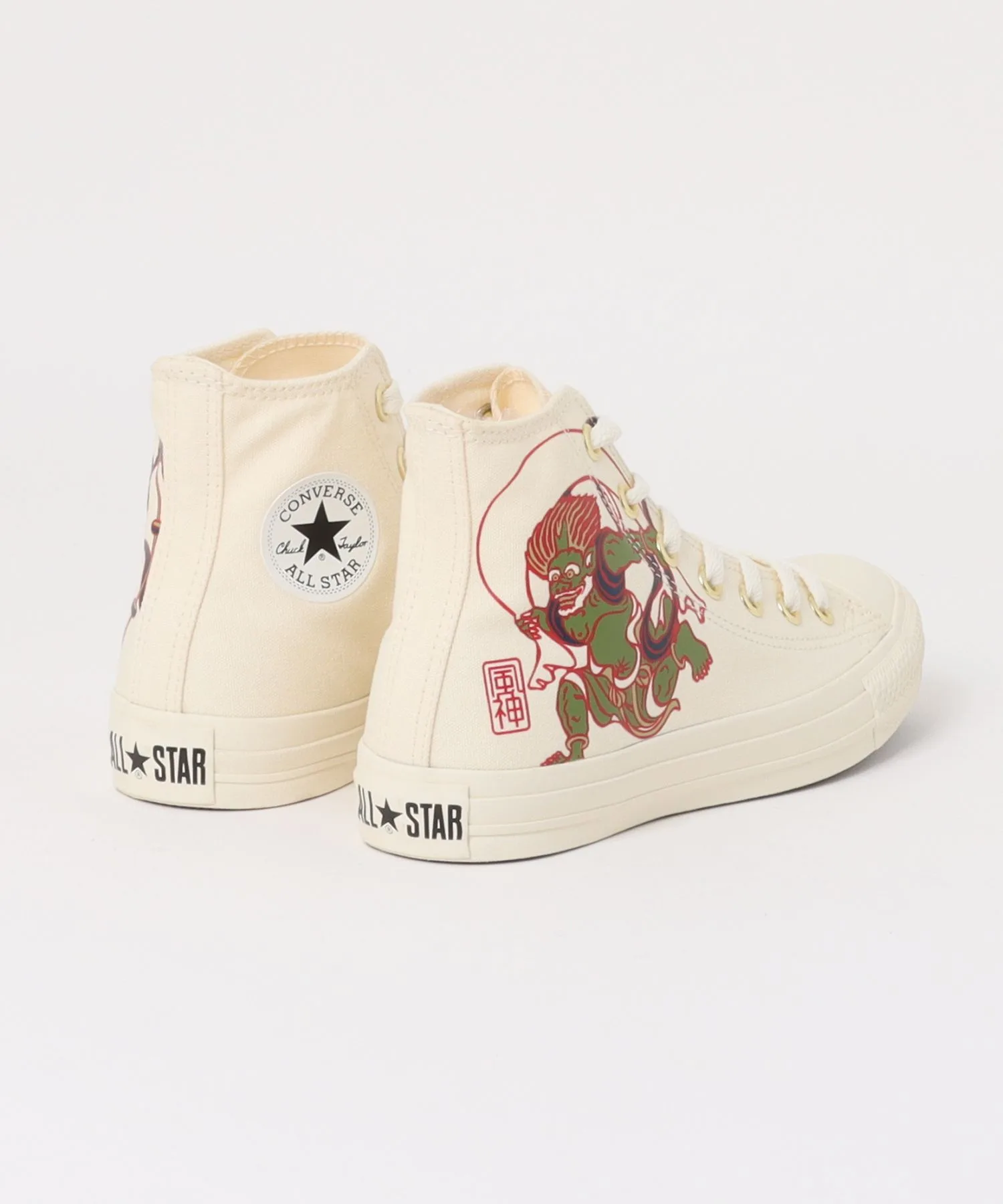 Мужские кроссовки высокие CONVERSE ALL STAR FUJINRAIJIN HI Off White — фото 2