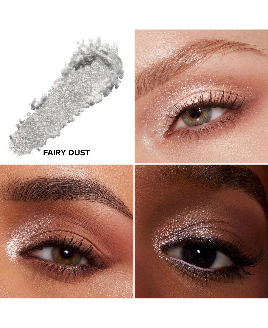 Блестящий мерцающий блеск для глаз и лица Disco Crush Too Faced, цвет fairy dust — фото 4