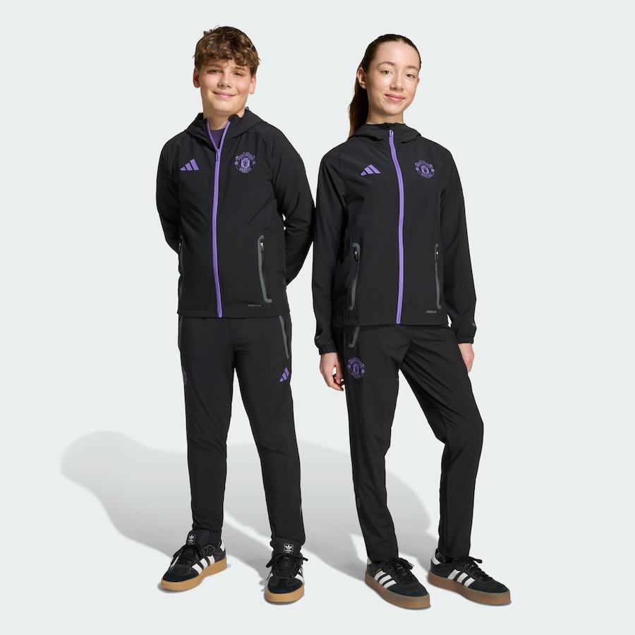 Обычные спортивные штаны ADIDAS PERFORMANCE Manchester United Tiro 25 Competition, черный — фото 3