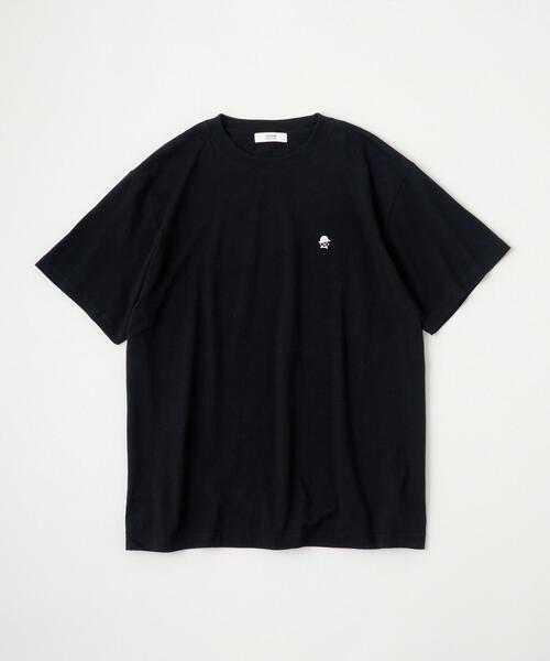 

Футболка с коротким рукавом, с вышивкой, бренд Takeo Kikuchi, черный