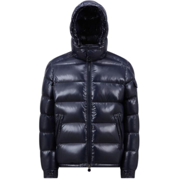 

Пуховик мужской темно-синий Moncler