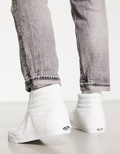 

Белые кроссовки Vans SK8-Hi, Белый, Белые кроссовки Vans SK8-Hi