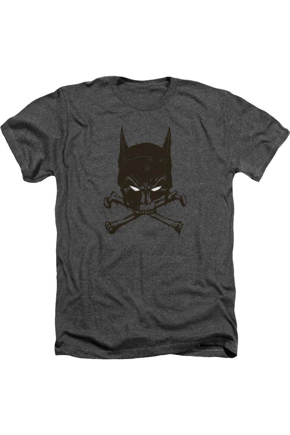 

Футболка/футболка для взрослых Batman Bat And Bones Heather Gildan, цвет charcoal