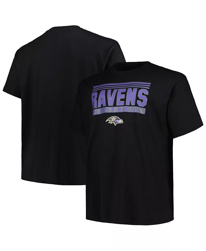 

Мужская черная футболка Big Tall Pop с символикой Baltimore Ravens Fanatics
