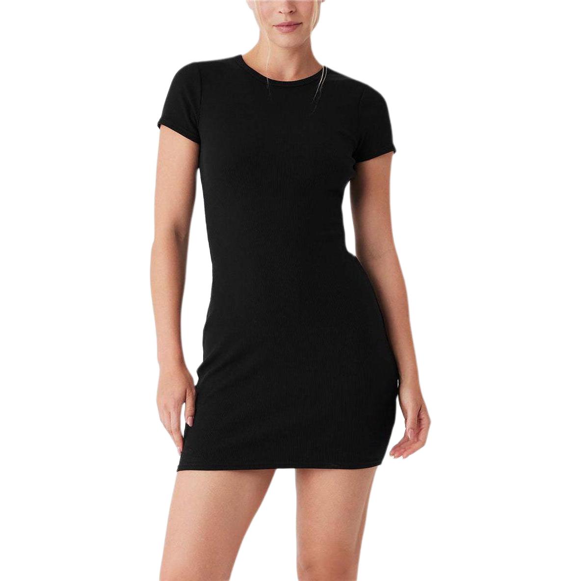 

Женское платье с коротким рукавом Alo Yoga, черный