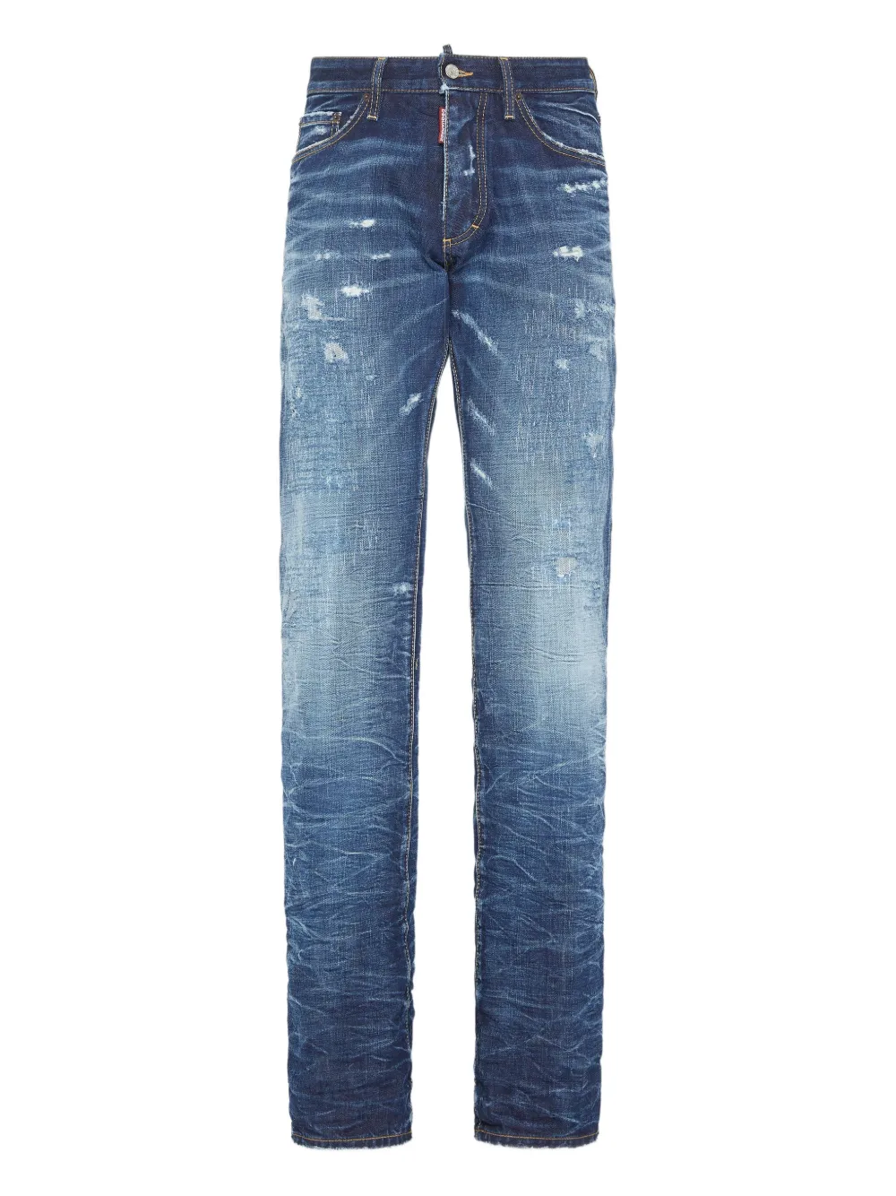 

Джинсы с нашивкой-логотипом DSQUARED2, синий
