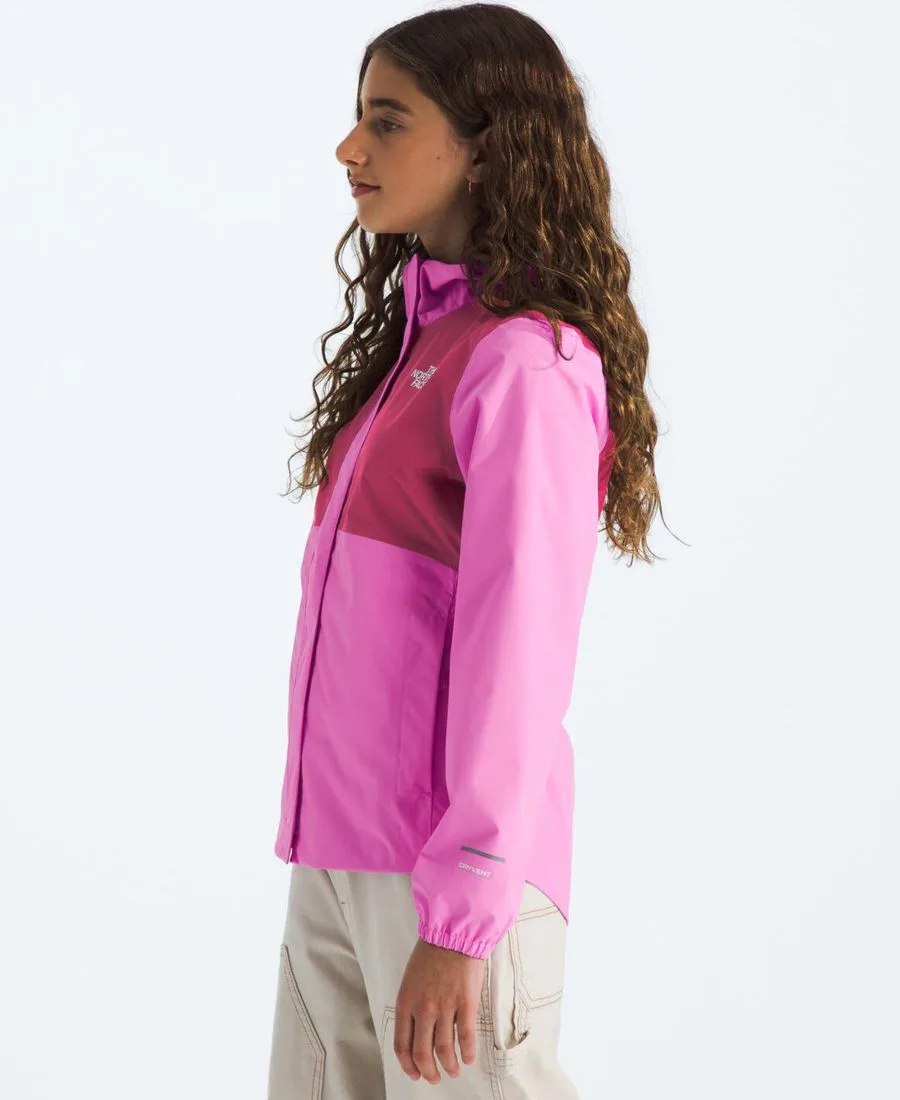 Детская дождевая куртка Antora с капюшоном для девочек 7-16 лет The North Face, Violet Crocus/Fuchsia Flash — фото 3