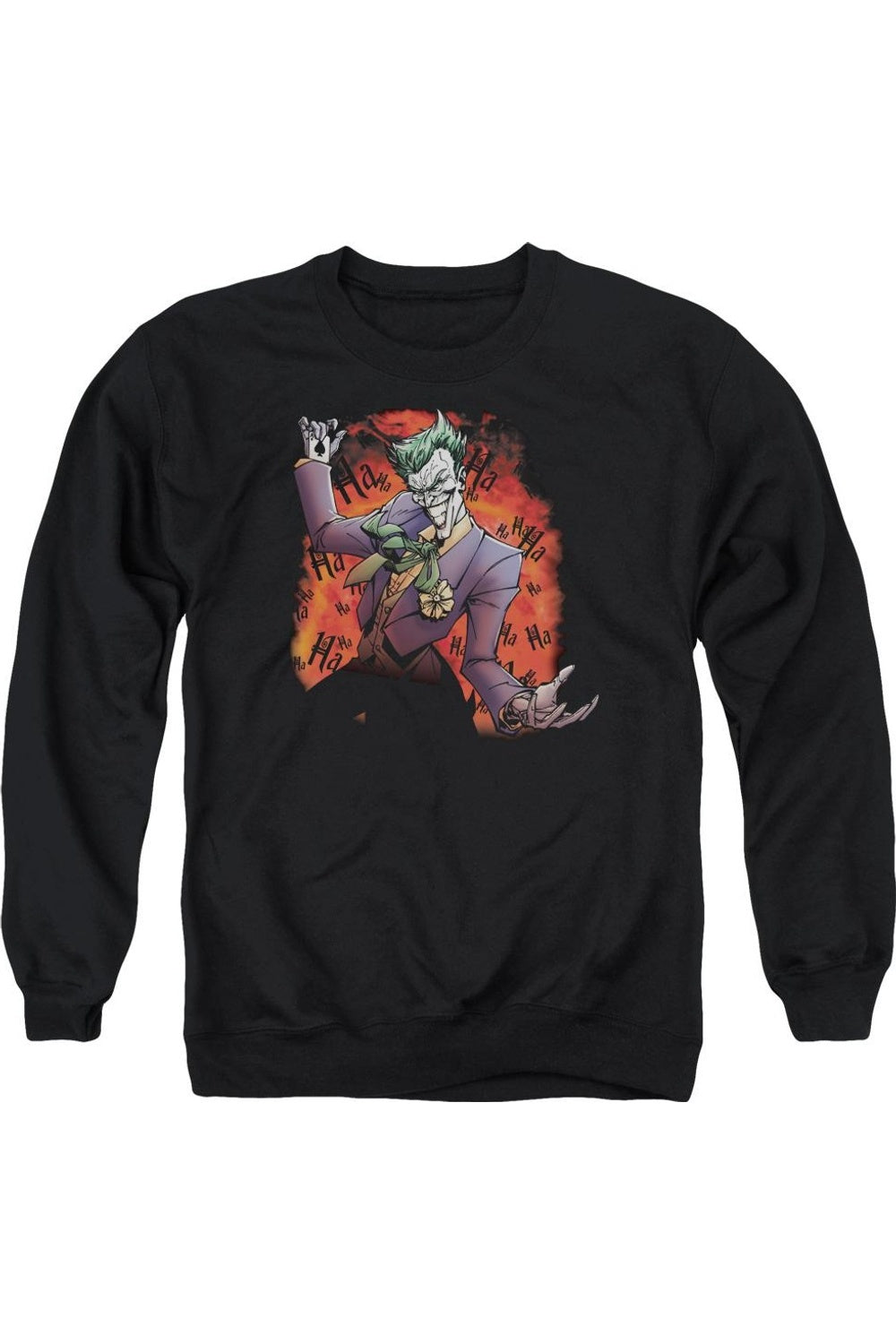 

Толстовка Batman Jokers Ave для взрослых с круглым вырезом Gildan, черный