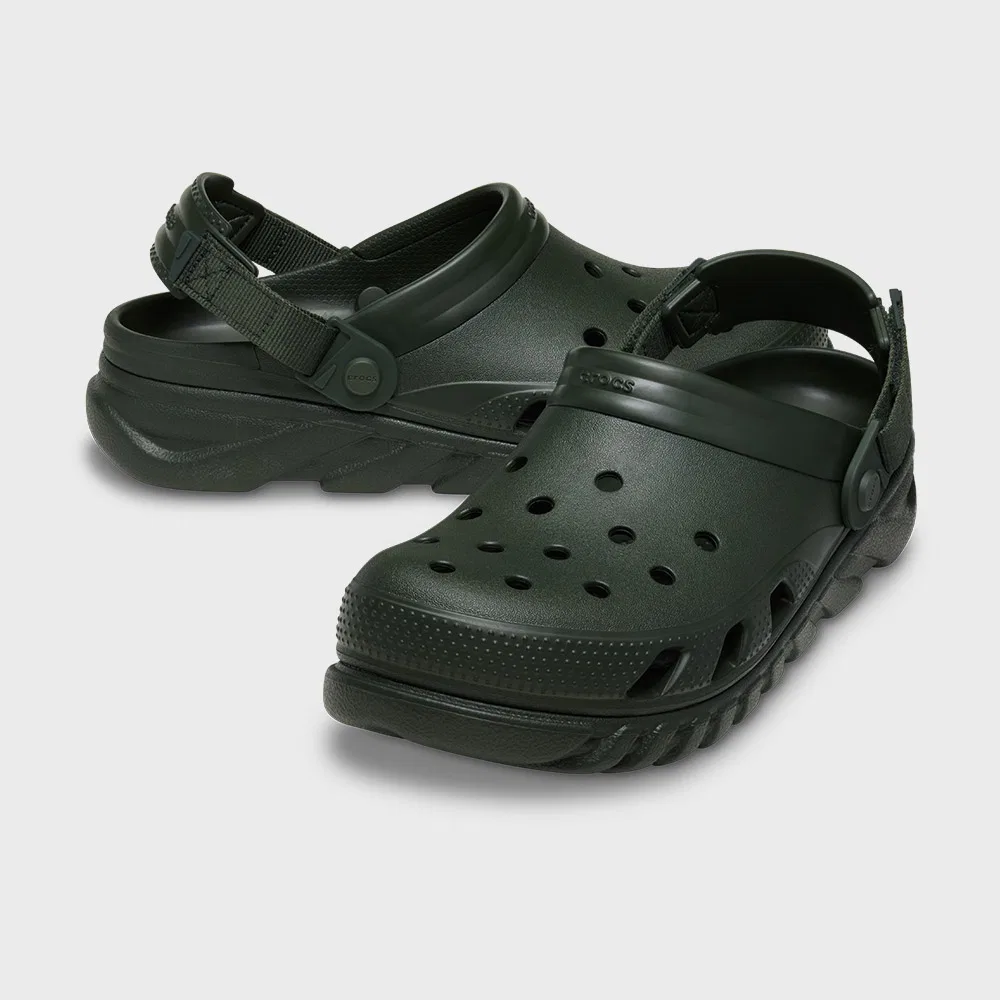 Мужские клоги Duet Max II цвета папоротниковый зелёный от Crocs