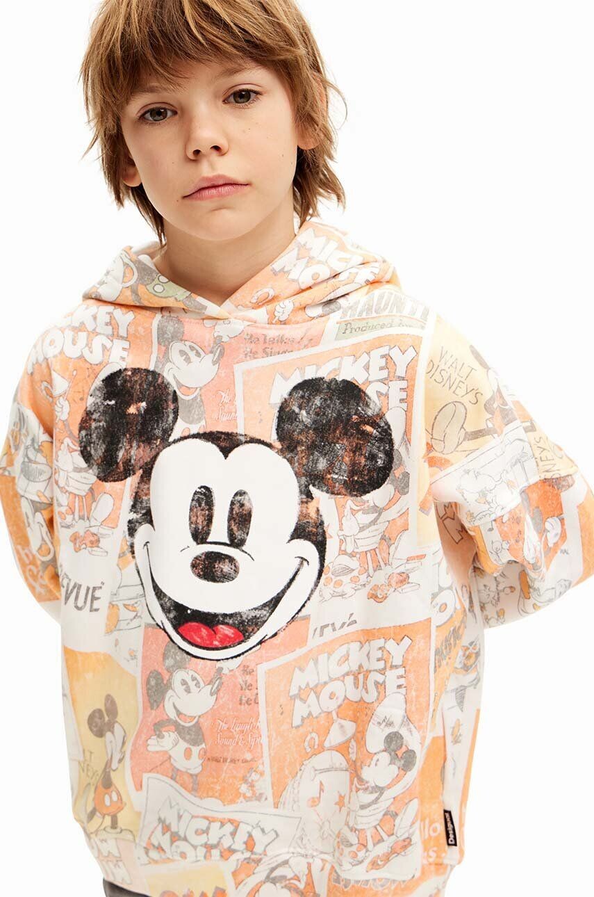 

Хлопковая толстовка Desigual MICKEY MOUSE для мальчиков и девочек, оранжевый