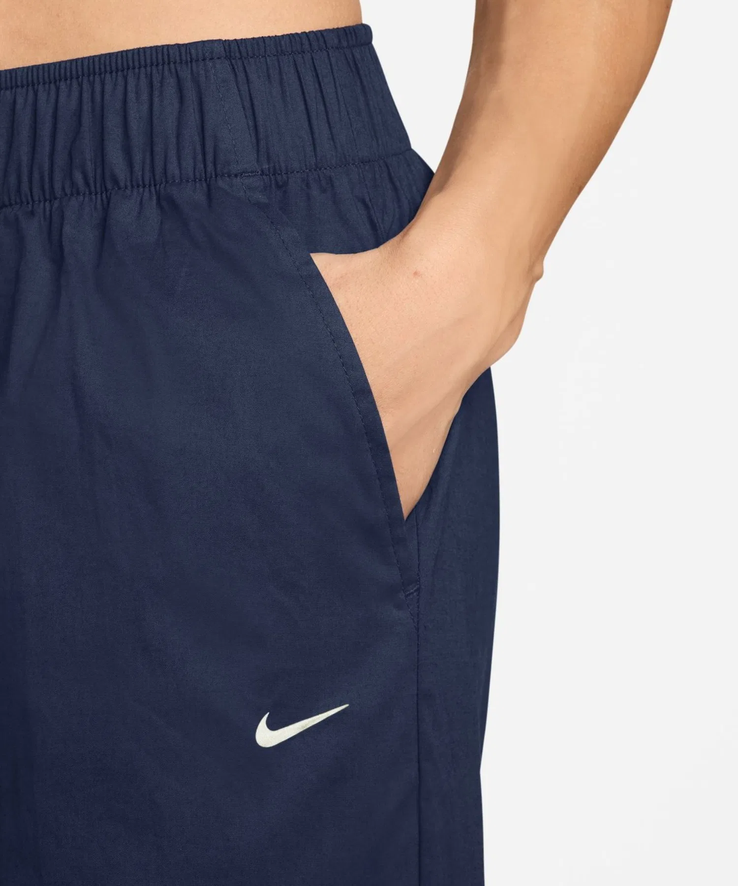 Женские брюки Nike NSW CHLL PPLN HR OH чёрные — фото 3