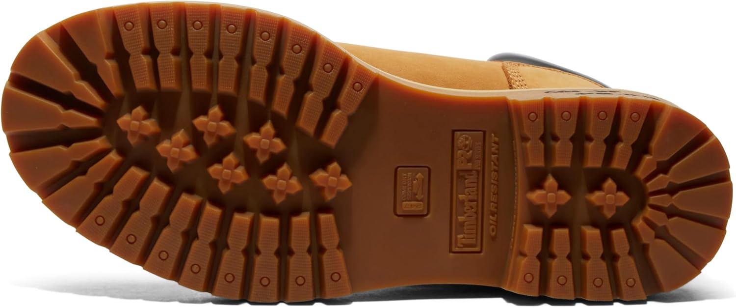 Timberland PRO мужские промышленные рабочие ботинки с 8-дюймовым стальным защитным носком, утепленные, водонепроницаемые, с технологией Direct Attach, Wheat-2024 New — фото 4
