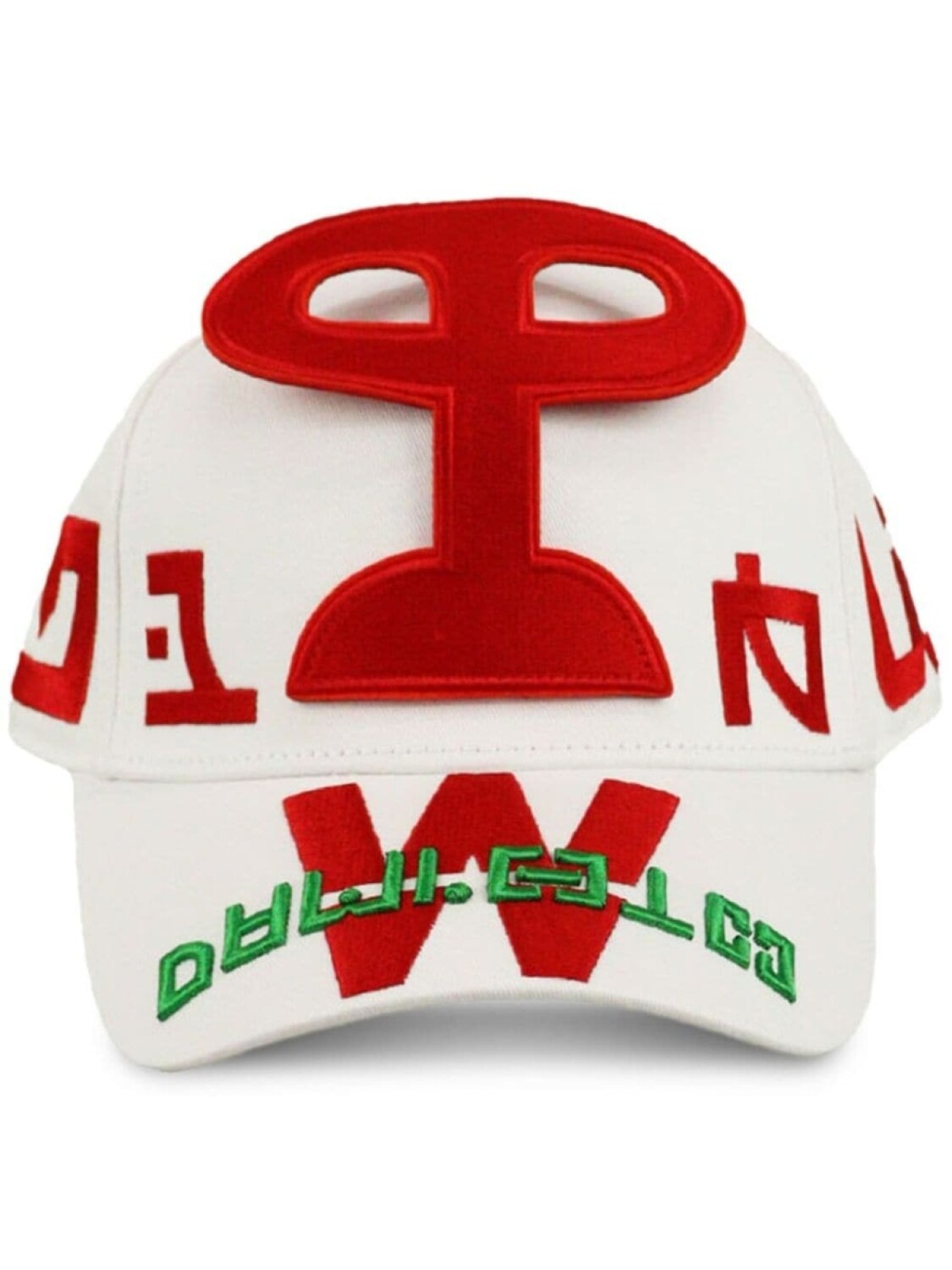 

Walter Van Beirendonck кепка с вышивкой, белый