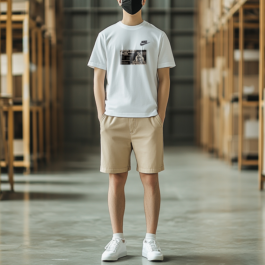 Nike Футболка унисекс белая — фото 4