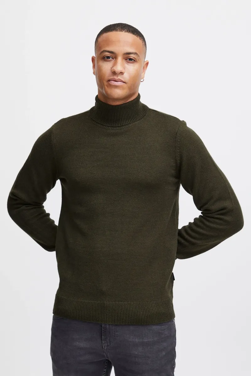 

Свитер с высоким воротником из смесового материала "BLEND BHPullover", цвет Rosin