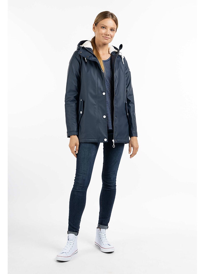 

Куртка-дождевик темно-синего цвета Schmuddelwedda