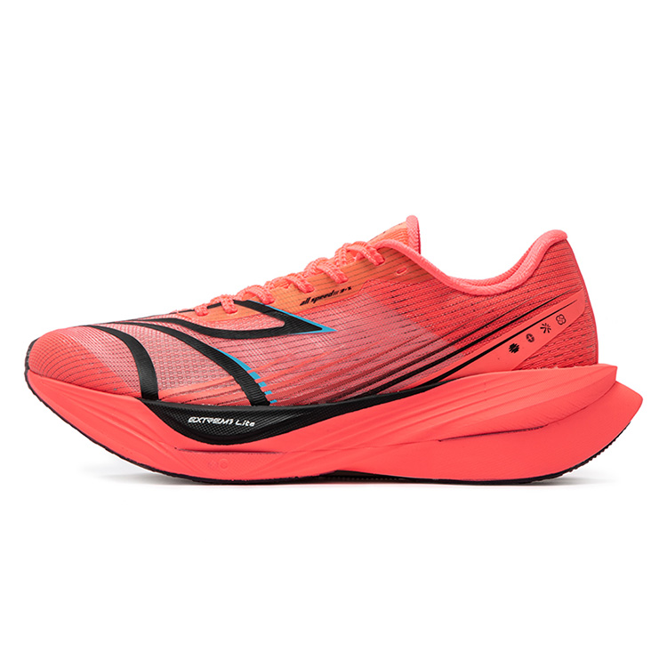 

361° Кроссовки Flying B ET Cushioned, износостойкие, дышащие, нескользящие, с низким верхом, мужские, неоново-розовые