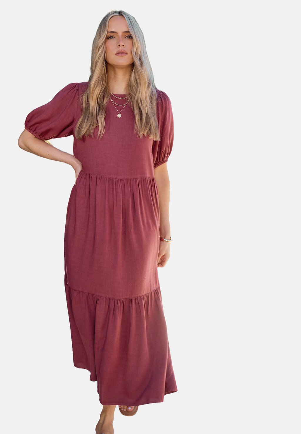 

Платье макси Long Tall Sally, темно-красный