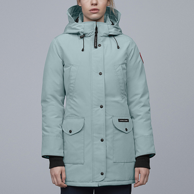 Женская парка Trillium Heritage классического кроя Stormy Sky Canada Goose, Mirror Blue — фото 3
