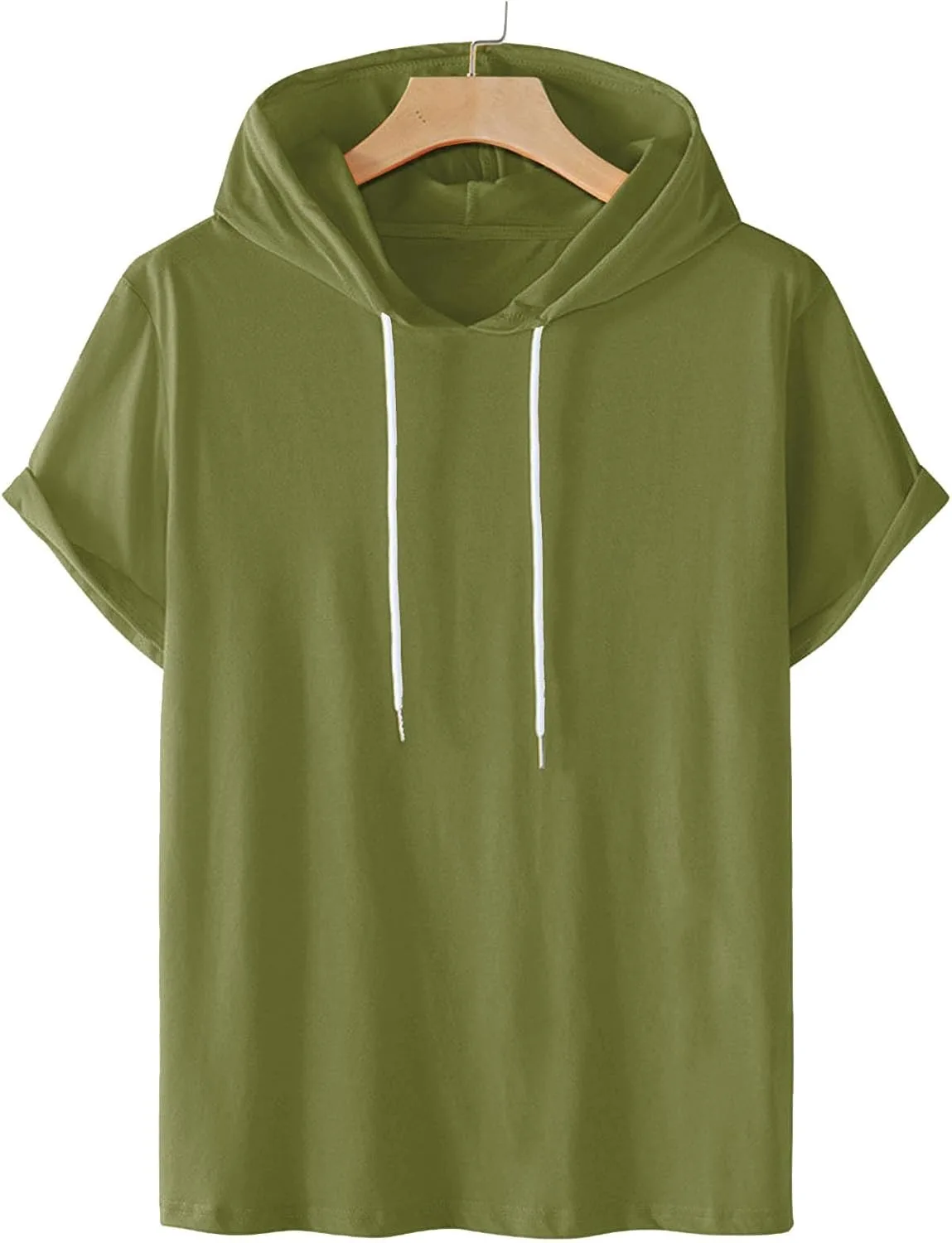 

Мужской легкий худи с капюшоном на шнурке