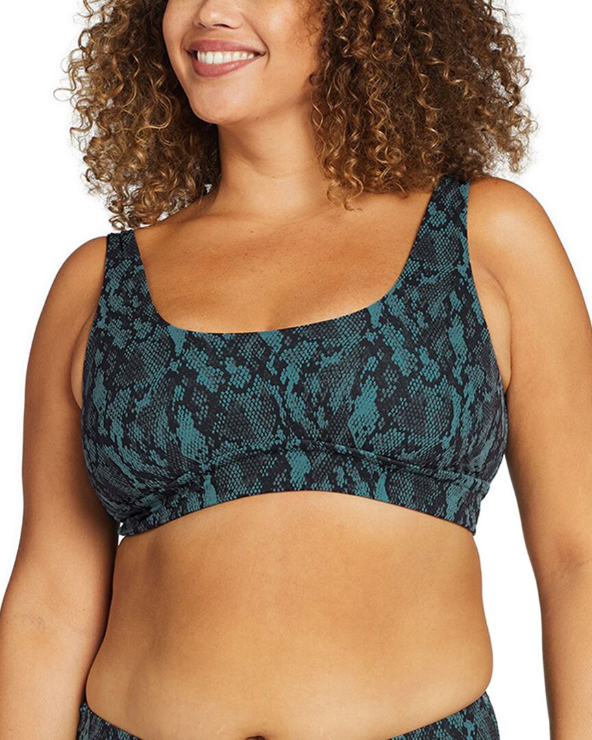 

Vitamin A Майка с вырезом-лодочкой цвета сиены и витамином А