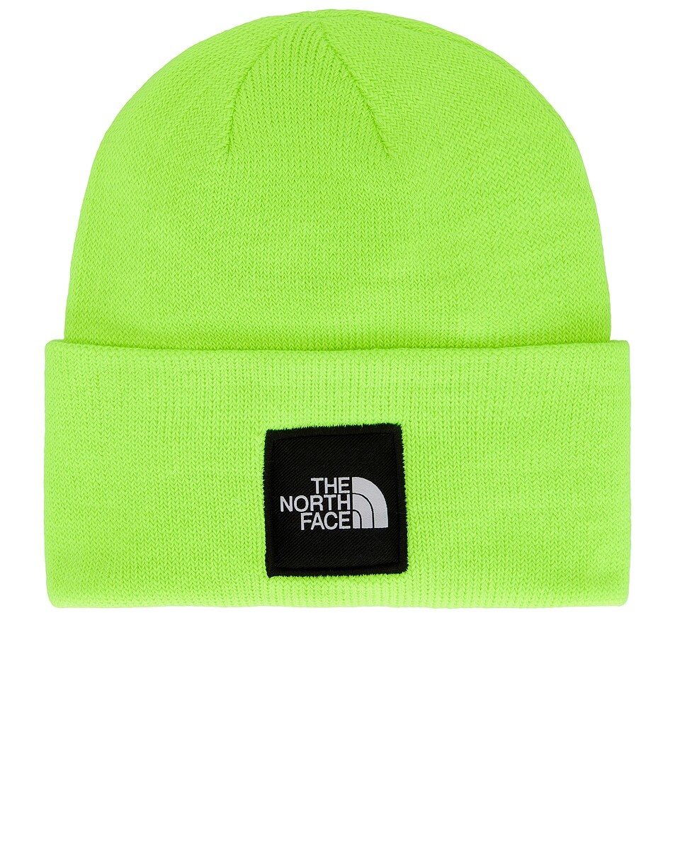 

Большая шапка-коробка The North Face, цвет Safety Green