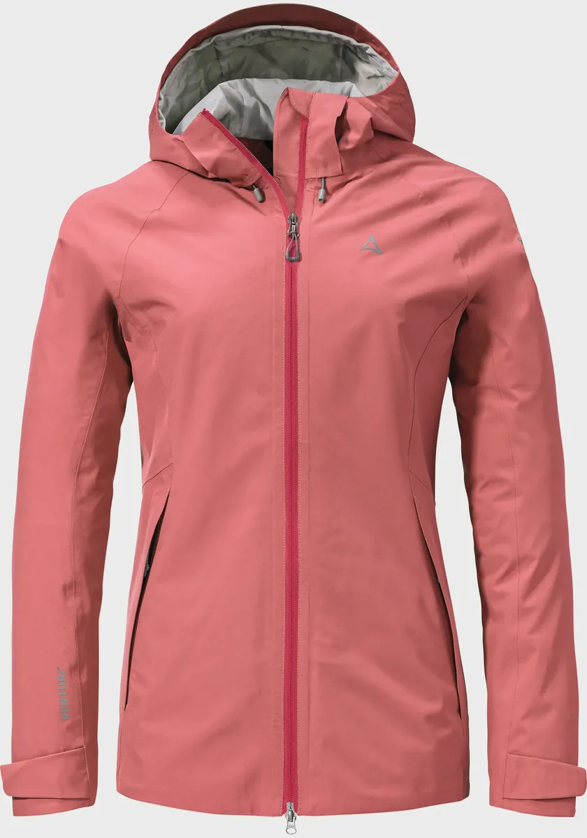 

Уличная куртка Schöffel "2L Jacket Ankelspitz L", с капюшоном, розовый