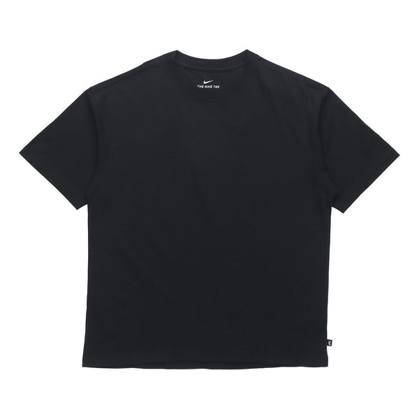 

Футболка sb skateboard solid color loose sports skateboard black Nike, черный