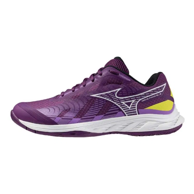 Унисекс бадминтонные кроссовки «Wave Fang EL2» от Mizuno, Purple X White