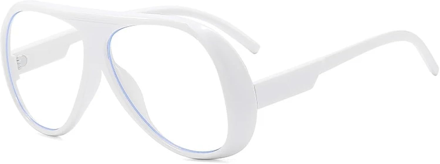 

Модные солнцезащитные очки-моноблоки для женщин и мужчин, роскошные, в крупной оправе, панк, для активного отдыха, велоспорта, спорта, солнцезащитные очки UV400 TKKTLLT, White Clear