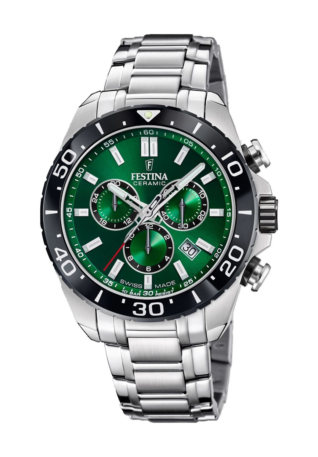 

Мужской хронограф F20042 FESTINA, зеленый