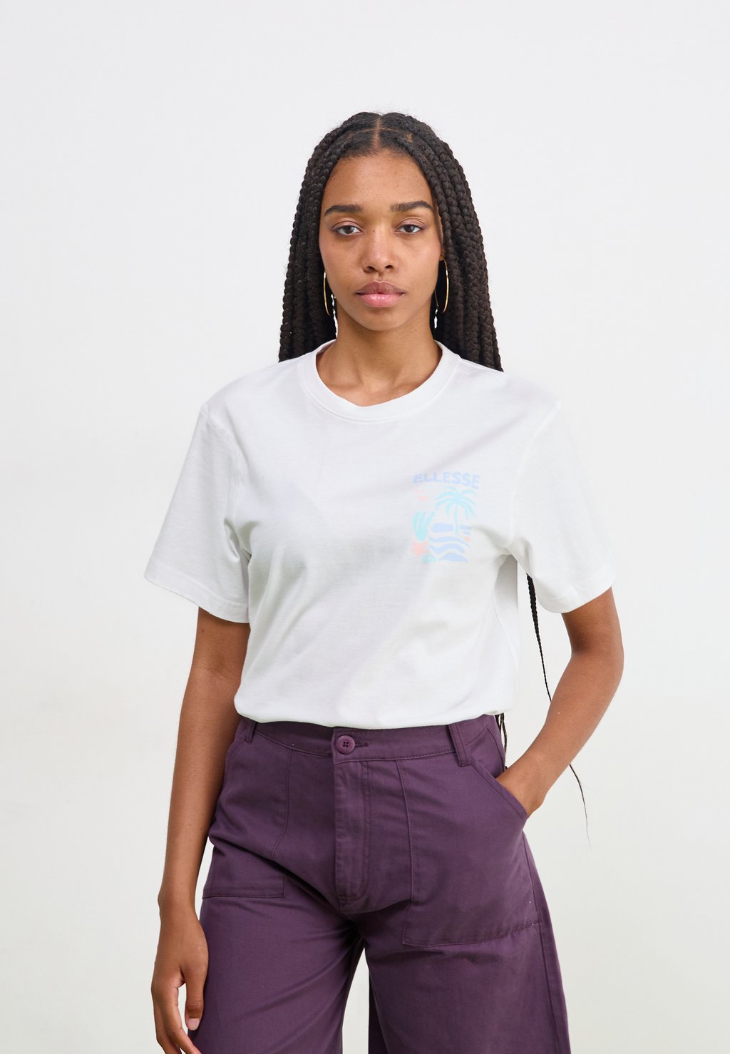 

Базовая футболка ROCKLEY TEE Ellesse, белый