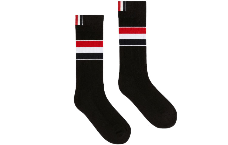 

Носки до середины икры женские THOM BROWNE, 1 пара (Черный)
