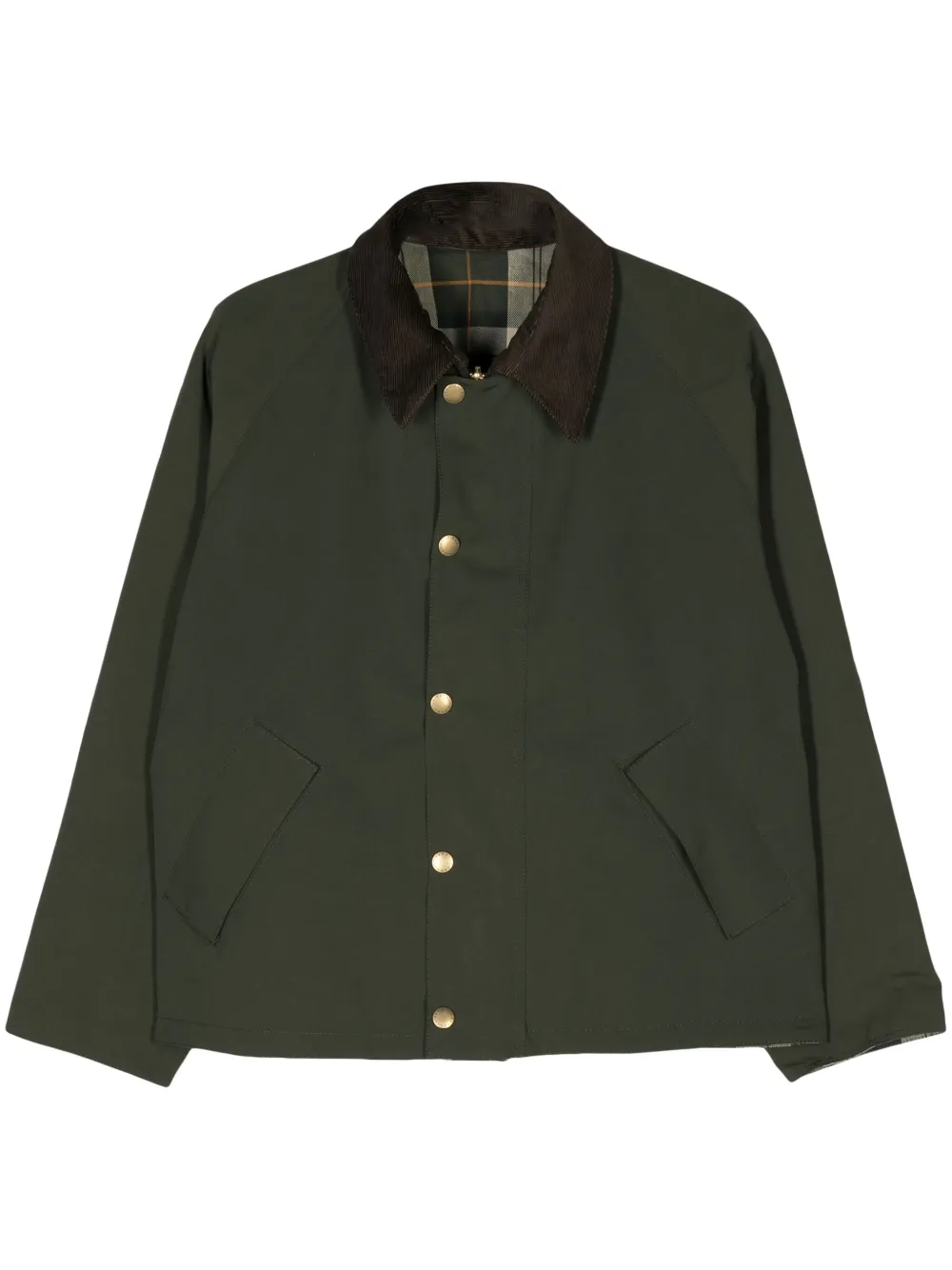 

Двусторонняя куртка-рубашка Transporter Barbour, зеленый