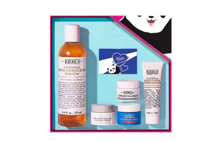 

Keyanshi набор подарочный с тоником golden bowl flower Kiehl's, Calendula toner gift box