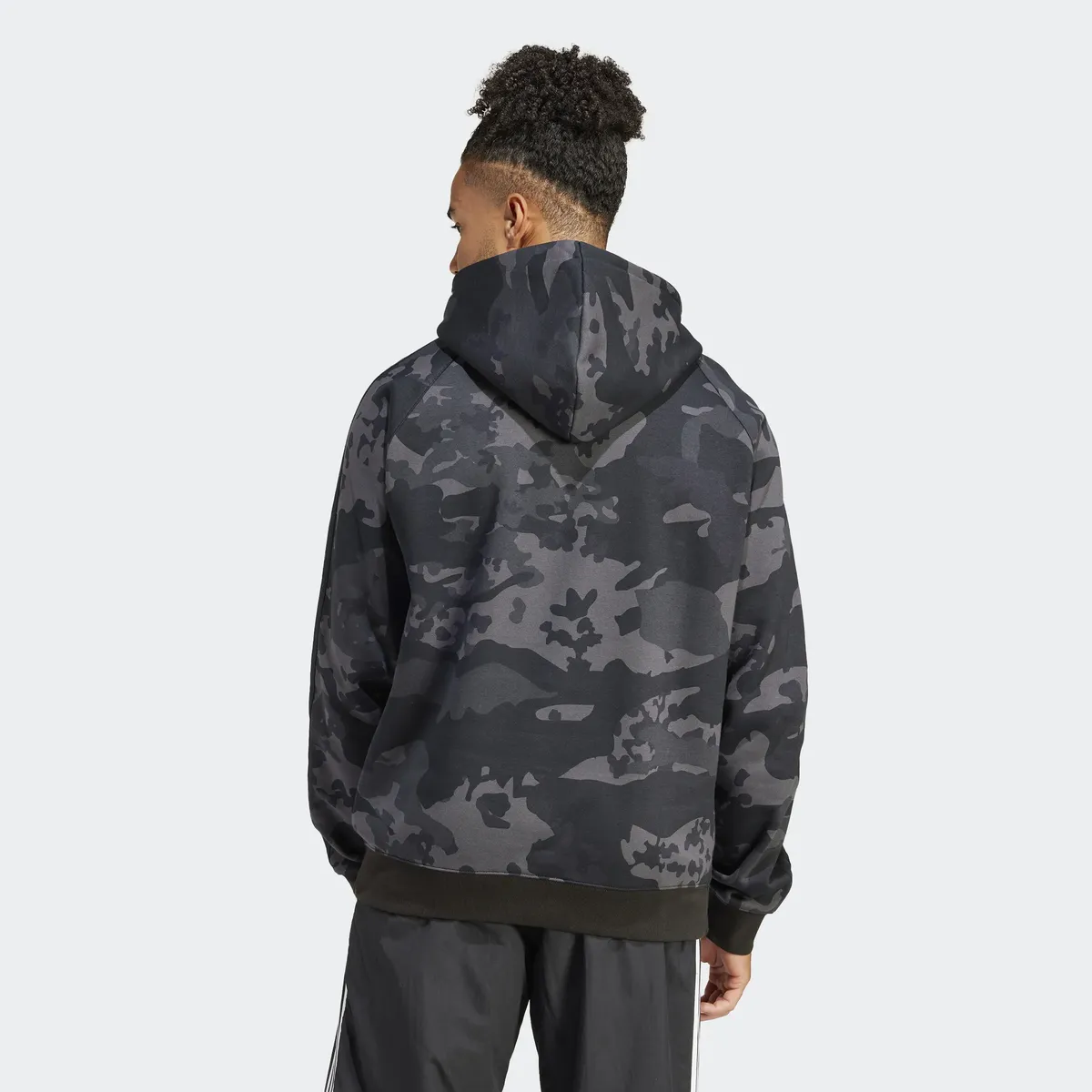 

Рубашка с длинными рукавами Adidas Originals "CAMO HOODIE", черный