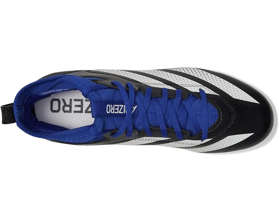 Кроссовки Adidas Adizero Impact.2 Football Cleats, Black/White/Team Royal Blue — фото 2