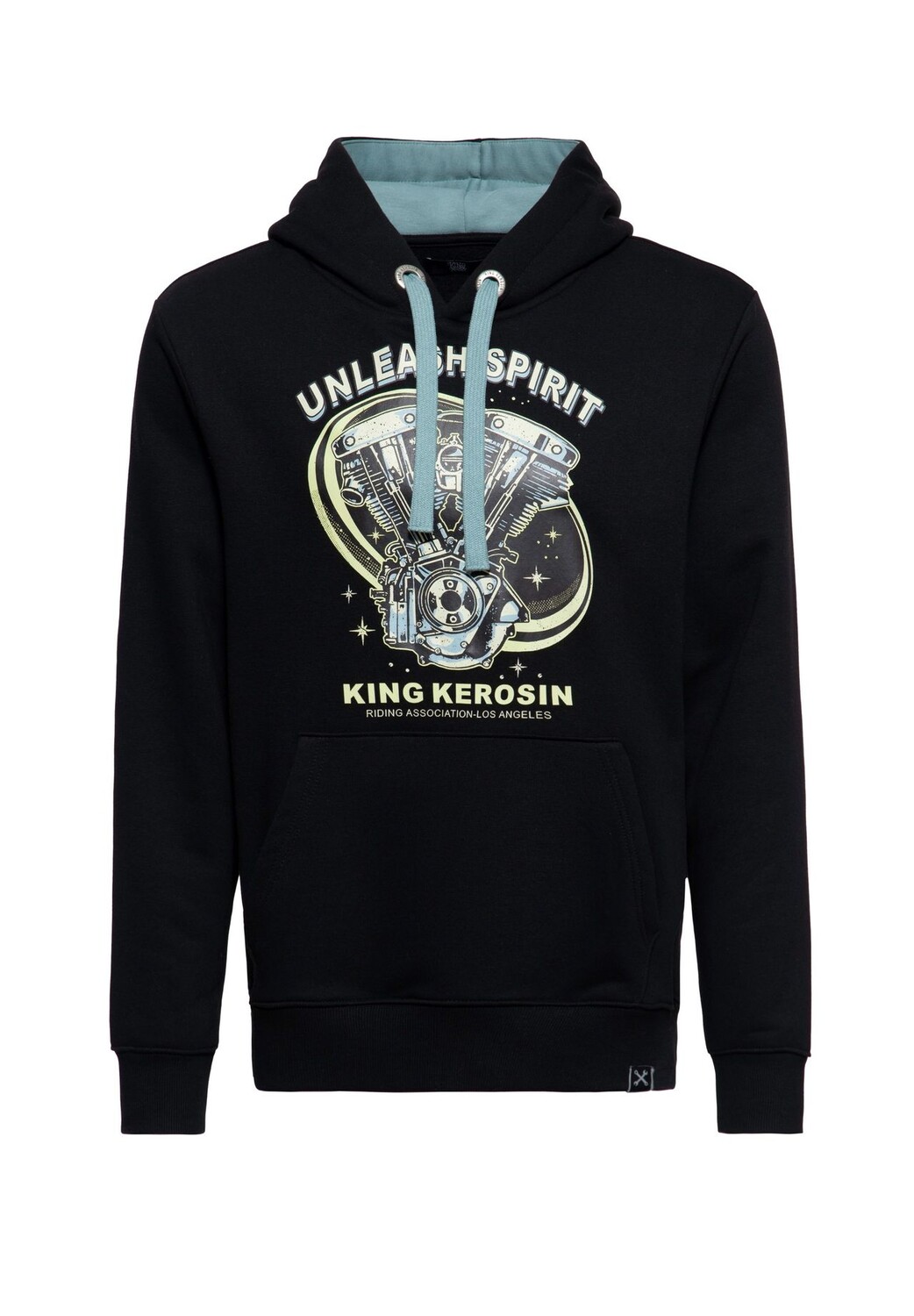 

Толстовка с мягким начесом внутри Unleash Spirit KING KEROSIN, черный