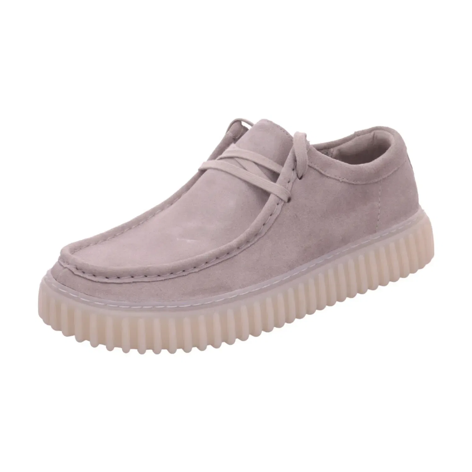 Полуспортивные мужские туфли на шнуровке Clarks серые — фото 2