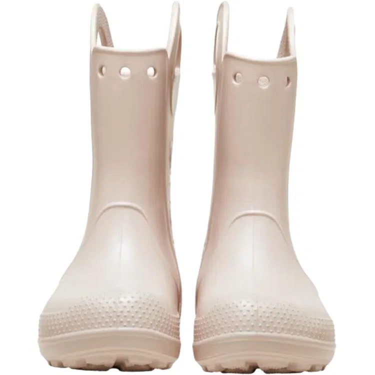 Детские резиновые сапоги Handle It Kids' Rain Boots Crocs розовые — фото 4