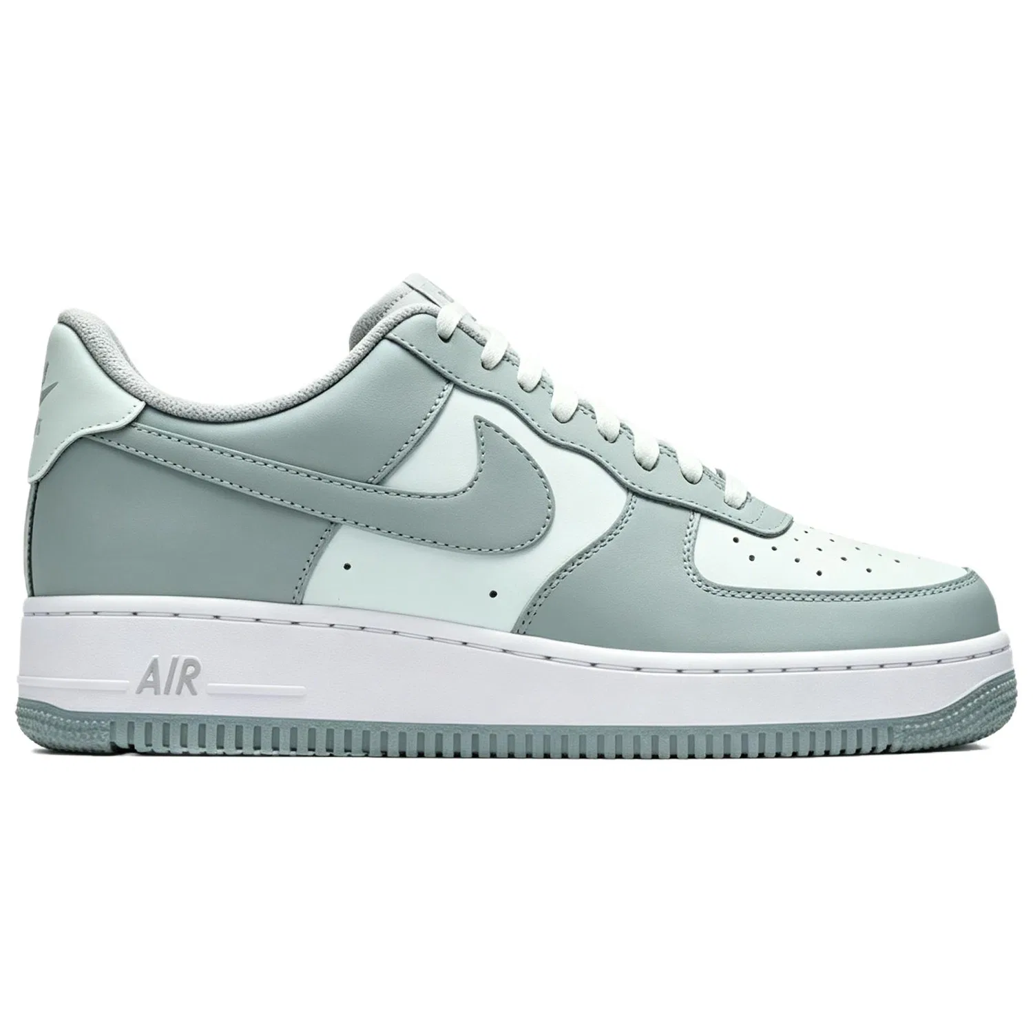 Кроссовки для скейтбординга Nike Air Force 107 Low зеленые — фото 3