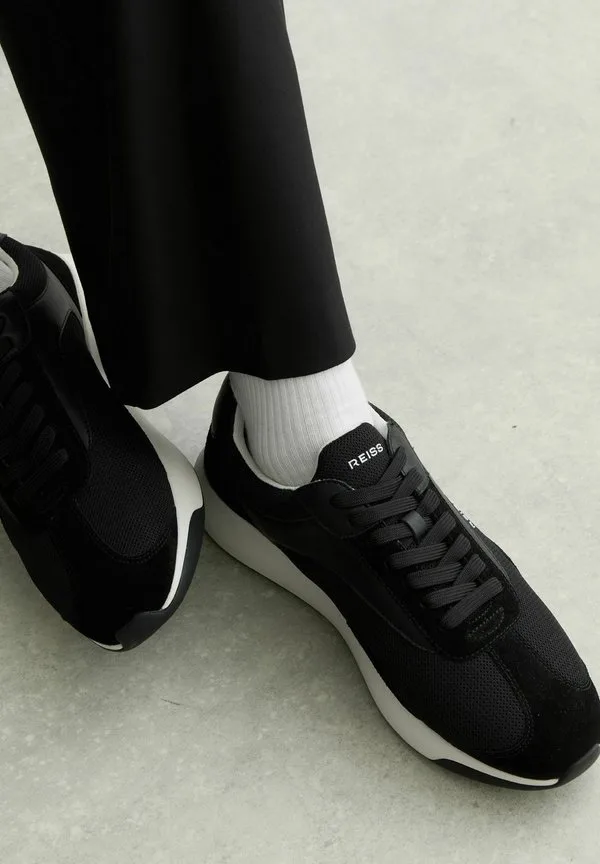 Кроссовки для бега emmett bonded стандартной посадки Reiss, Black